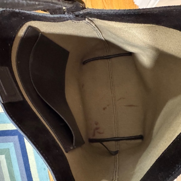Madewell Suede Essential Tote Bag in Dark Carob - Picture 3 of 3